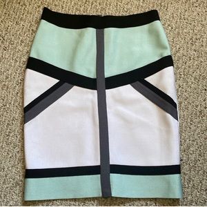 Bcbgmaxaria power bandage skirt size M